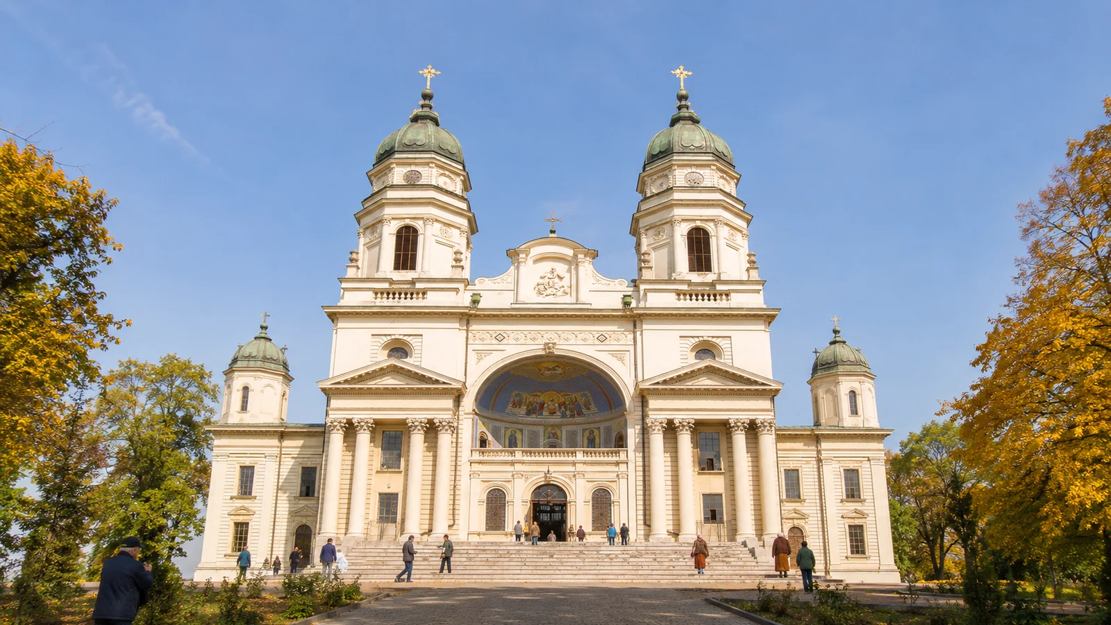 Catedrala Mitropolitană din Iași, unde se află moaștele Sfintei Cuvioase Parascheva