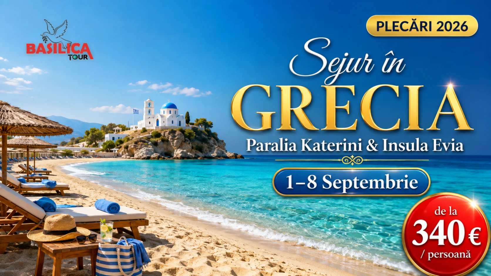 Sejur Grecia – Paralia Katerini & Insula Evia